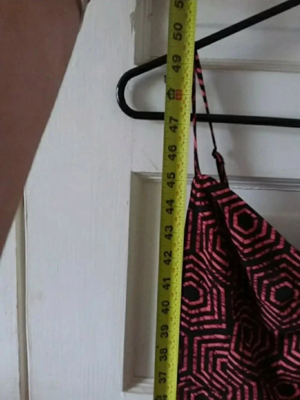 NWT Urban Outfitters Red Geometric Spaghetti Strap Maxi Dress